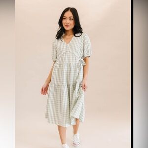 Calista Gingham Dress